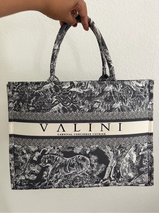 Valini Handbags - VALINI Large Jacquard tote bag